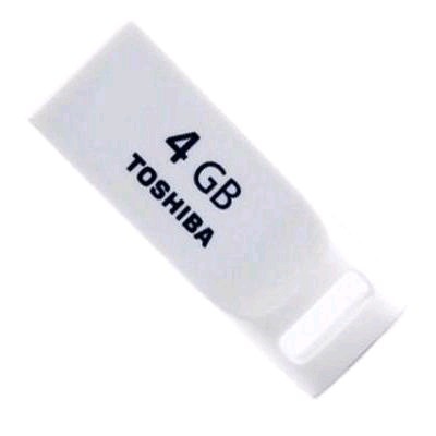 флешка Toshiba 4GB TransMemory mini THNU04SIPWHITE