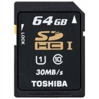 Карта памяти Toshiba 64GB Class 10 SD-T064UHS1BL5