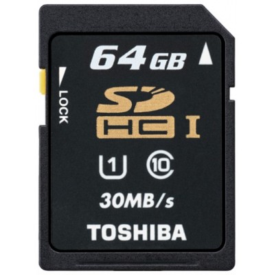 карта памяти Toshiba 64GB Class 10 SD-T064UHS1BL5