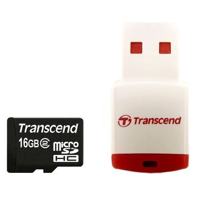 карта памяти Transcend 16GB Class 2 TS16GUSDHC2-P3