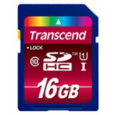 карта памяти Transcend 16GB TS16GSDHC10U1