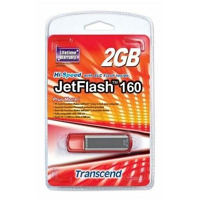 флешка Transcend 2GB Pen Drives USB JetFlash 160 TS2GJF160