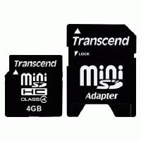 Карта памяти Transcend 4GB Class 4 TS4GSDMHC4