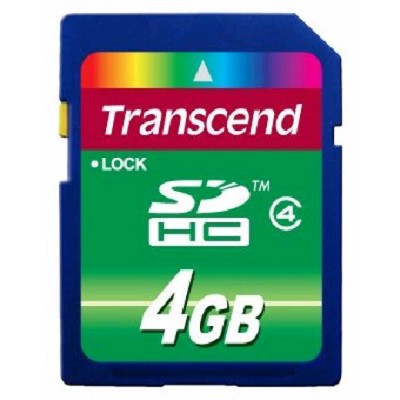 карта памяти Transcend 4GB TS4GSDHC4