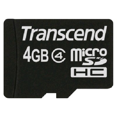 карта памяти Transcend 4GB TS4GUSDC4