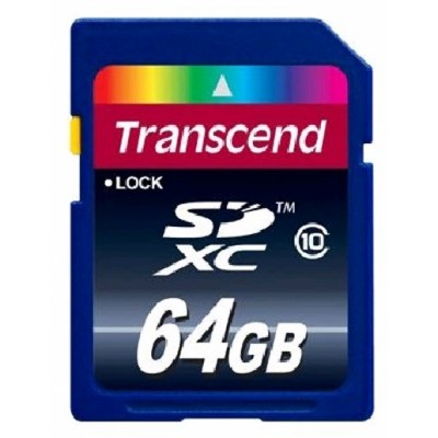 карта памяти Transcend 64GB TS64GSDXC10