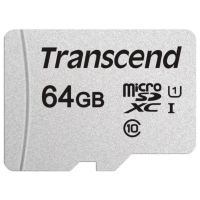 карта памяти Transcend 64GB TS64GUSD300S-A