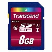 Карта памяти Transcend 8GB TS8GSDHC10U1