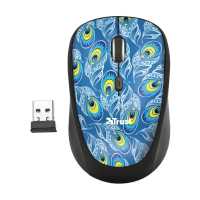 Мышь Trust Yvi Peacock 23388