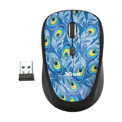 мышь Trust Yvi Peacock 23388