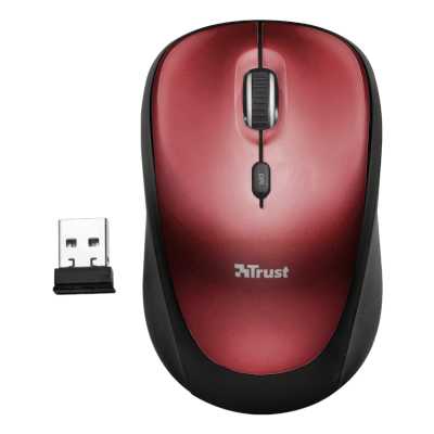 мышь Trust Yvi Red 19522