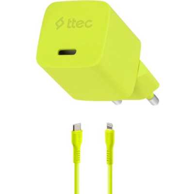 сетевое зарядное устройство TTEC SmartCharger 20W Neon Yellow