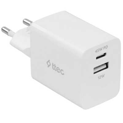 Сетевое зарядное устройство TTEC SmartCharger 45W White