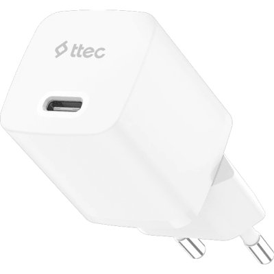 сетевое зарядное устройство TTEC SmartCharger GAN 30W White 2SCG30B
