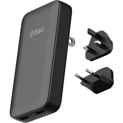 Сетевое зарядное устройство TTEC SmartCharger Trio GaN Black 2SCG06S
