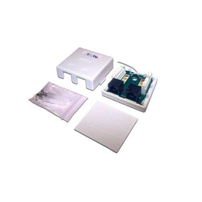 розетка компьютерная TWT TWT-SM1-45-6-WH