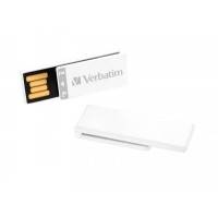 Флешка Verbatim 4GB 043900-177 CLIP-IT White