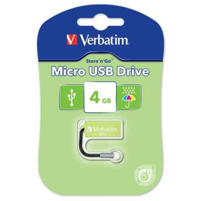 флешка Verbatim 4GB 047418-58 MICRO DRIVE