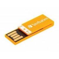 Флешка Verbatim 4GB CLIP-IT Orange