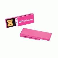 Флешка Verbatim 4GB CLIP-IT Pink