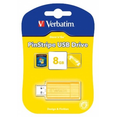 флешка Verbatim 8GB 047395-177 Sunkissed yellow
