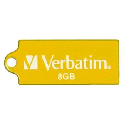 флешка Verbatim 8GB 047422-58 micro drive sunkissed yellow