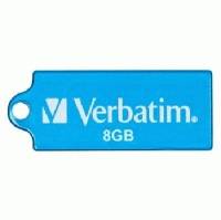 Флешка Verbatim 8GB 047425-58 micro drive caribbean blue