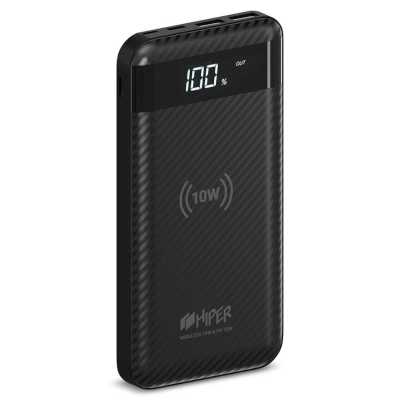 внешний аккумулятор Hiper Wireless Power Bank SX10000 Black