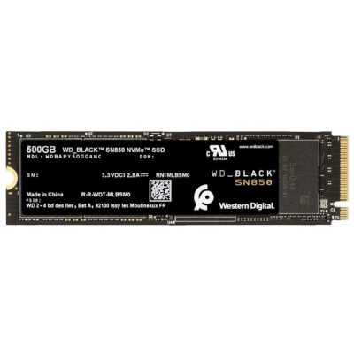 SSD диск WD Black SN850 500Gb WDBAPY5000ANC-WRSN