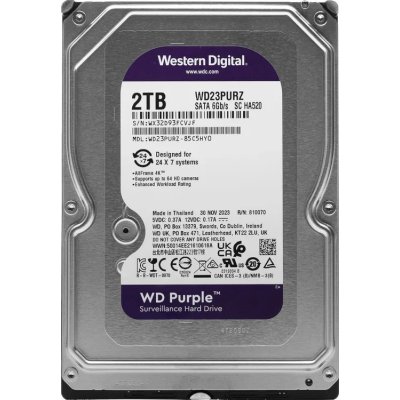 Жесткий диск WD Purple 2Tb WD23PURZ