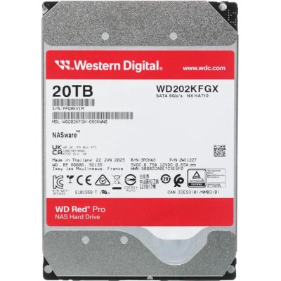 Жесткий диск WD Red Pro 20Tb WD202KFGX