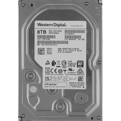 Жесткий диск WD Ultrastar DC HC320 8Tb HUS728T8TALE6L4 0B36452
