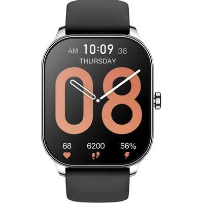смарт часы Xiaomi Amazfit Pop 3S Black/Silver 6972596107095